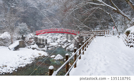 湯森谷（冬季）：紅葉橋 135118791