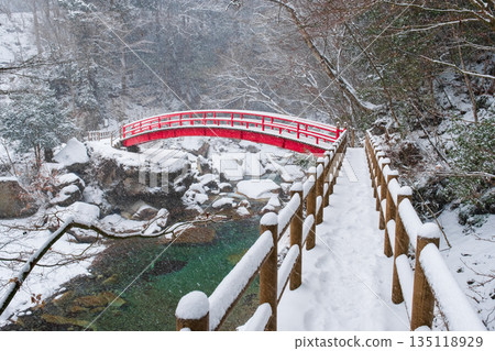 Yumori Valley (Winter): Momiji Bridge 135118929