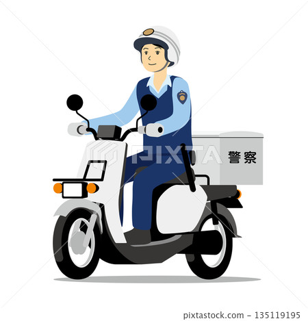 Motorcycle, motorbike, scooter, police, cop, police officer, patrol Motorcycle, motorbike, scooter, police, cop, police officer, patrol 135119195