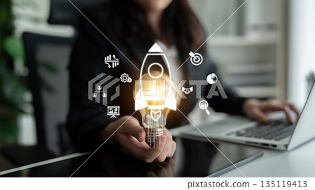 Startup Growth with Innovation Launch Strategy Latch 135119413