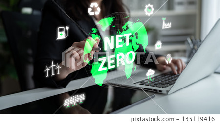 Sustainable Business with Net Zero Goals Latch Sustainable Business with Net Zero Goals Latch 135119416