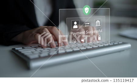 Secure Online Payment Successful Transaction Display Latch Secure Online Payment Successful Transaction Display Latch 135119417