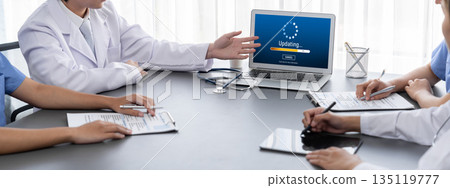 Software update on computer for brisk version of device software Software update on computer for brisk version of device software 135119777