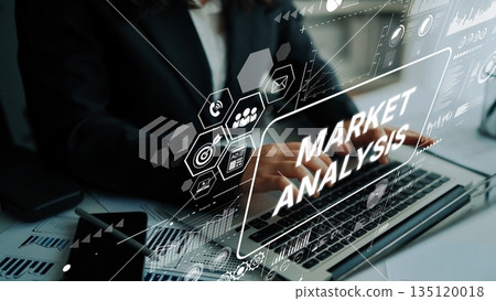 Business Professional Conducting Market Analysis with Modern Technology and Digital Interface Visualizations. Asymptotic smart data analytic Business Professional Conducting Market Analysis with Modern Technology and Digital Interface Visualizations. Asymptotic smart data analytic 135120018
