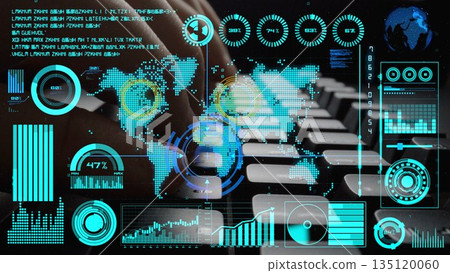 Global Connection Network and Digital Data Integration Thunk 135120060