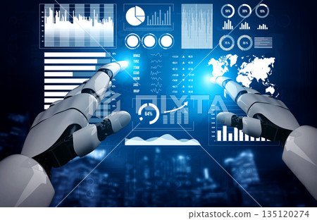 Advanced Robotics Interaction with Data Visualization and Analytics Interface in Futuristic Environment Impute 135120274