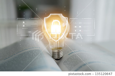 Cybersecurity Protecting Business from Online Threats Latch 135120647