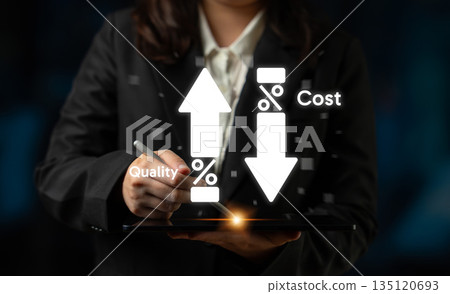 Digital Strategy for Reducing Business Costs Latch 135120693