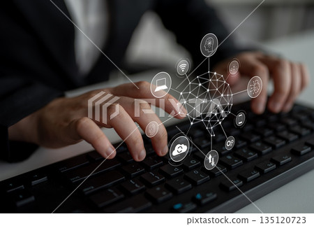 Artificial intelligence network connecting technology systems Latch 135120723