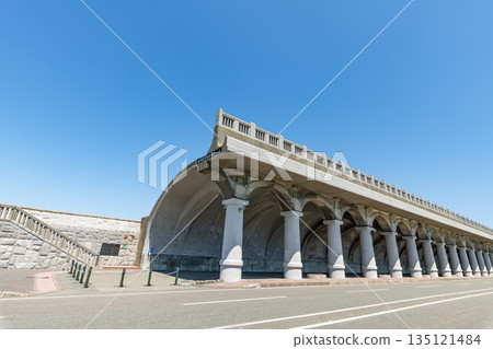 Wakkanai City, Hokkaido Wakkanai Kohoku Breakwater Dome selected as a Hokkaido Heritage Site 135121484