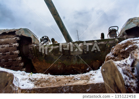 The view of tank from trech. Tank operation The view of tank from trech. Tank operation 135122458