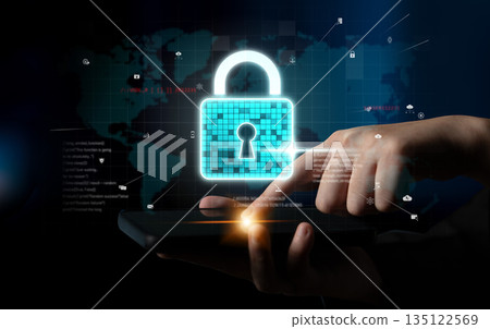 Cybersecurity Protecting Business from Online Threats Latch 135122569