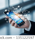 智慧型手機和媒體符號 3 135122597
