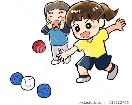 People playing boccia 135122765