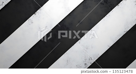 Bold Black Stripes March Across a White Field Creating a Striking Pattern of Contrast and Rhythm 135123478