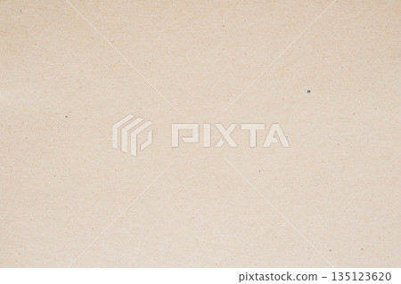 Paper texture cardboard background. Beige recycled paper texture with subtle fibers and soft grain. Natural paper background for mockup, copy space, paper texture design 135123620