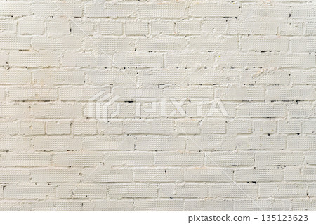 White Painted Brick Texture. City brick wall texture with subtle relief and layered paint, clean yet tactile surface. Natural background, backdrop, mockup for minimal design White Painted Brick Texture. City brick wall texture with subtle relief and layered paint, clean yet tactile surface. Natural background, backdrop, mockup for minimal design 135123623