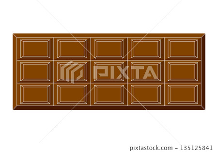 Illustration of chocolate bar 135125841