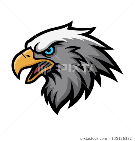 eagle mascot logo vector design template modern style eagle mascot logo vector design template modern style 135126382