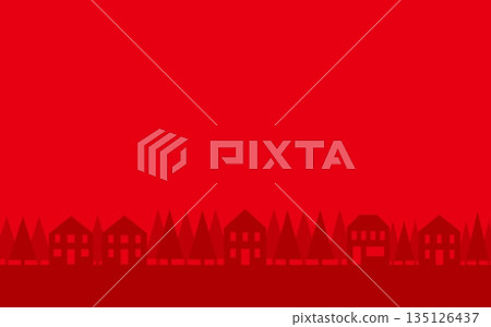 Streetscape, Houses, Trees Streetscape, Houses, Trees 135126437