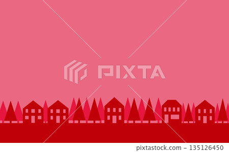 Streetscape, Houses, Trees Streetscape, Houses, Trees 135126450
