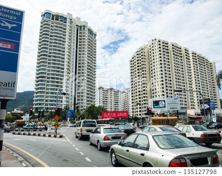 High-rise buildings on Penang Island, Malaysia High-rise buildings on Penang Island, Malaysia 135127798