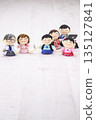 Doctor, nurse and family dolls 135127841