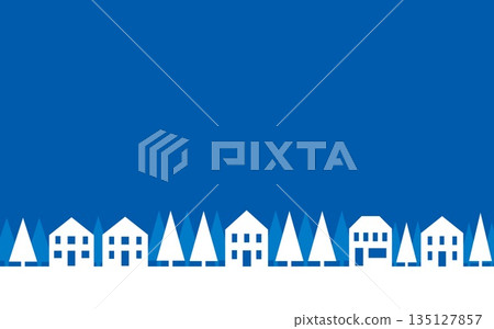 Streetscape, Houses, Trees Streetscape, Houses, Trees 135127857