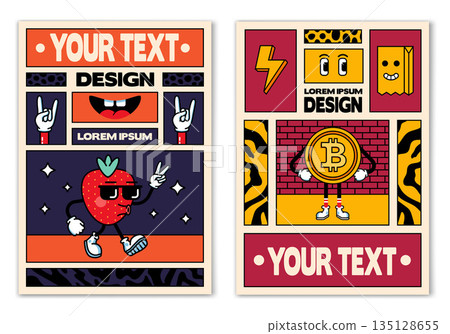 Retro 90s poster Retro 90s poster 135128655