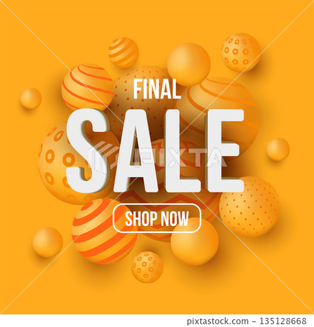 Sale Banner Design 135128668