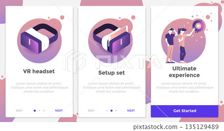 Flat Design Oneboarding Concepts 4 Flat Design Oneboarding Concepts 4 135129489