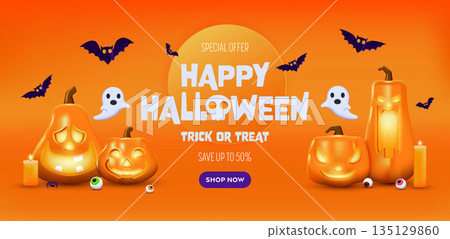 Halloween Banner Design 6 Halloween Banner Design 6 135129860