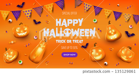 Halloween Banner Design 7 Halloween Banner Design 7 135129861