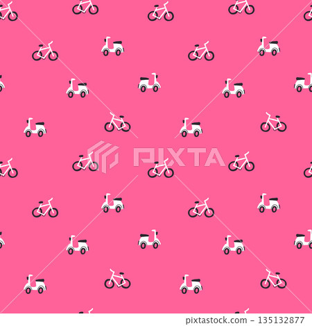 Seamless childish pattern with hand drawn cartoon cars. Creative kids texture for fabric, wrapping, textile, wallpaper, apparel. Vector illustration Seamless childish pattern with hand drawn cartoon cars. Creative kids texture for fabric, wrapping, textile, wallpaper, apparel. Vector illustration 135132877