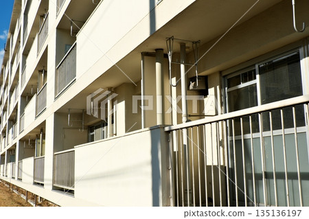 Old apartment house 135136197