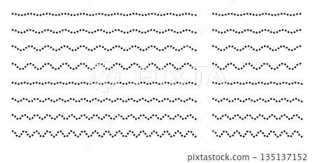 簡單的虛線波浪線 135137152
