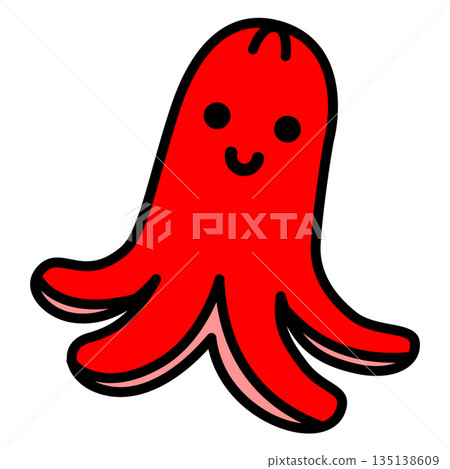 Octopus sausage icon. 135138609