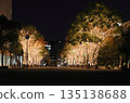 Illuminations at Sunport Garden Promenade in Sunport Takamatsu (looking towards Takamatsu Station from the arena side) 135138688