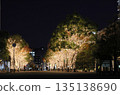 Illuminations at Sunport Garden Promenade in Sunport Takamatsu (looking towards Takamatsu Station from the arena side) 135138690