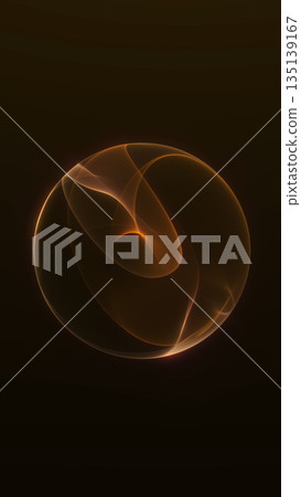 Soft golden gradient orb with elegant flowing light in minimal luxury business style. Abstract modern digital sphere illustration. Soft golden gradient orb with elegant flowing light in minimal luxury business style. Abstract modern digital sphere illustration. 135139167