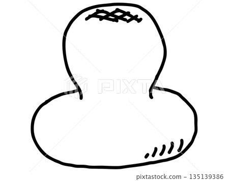 Line drawing: Mochi Line drawing: Mochi 135139386