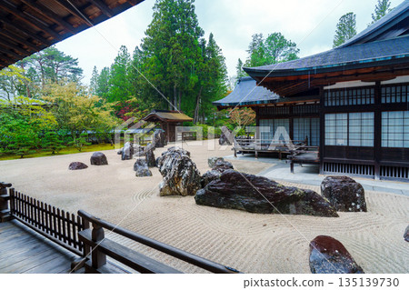 Mount Koya: The Banryu Garden at Kongobu-ji Temple Mount Koya: The Banryu Garden at Kongobu-ji Temple 135139730
