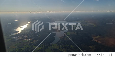 Flying above clouds journey 135140041