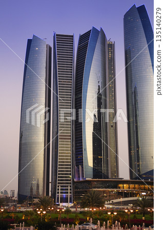Abu Dhabi city by night Abu Dhabi city by night 135140279