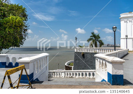 Sao Marcos Beach, Baia de Sao Marcos in the city of Sao Luis MA, Brazil Sao Marcos Beach, Baia de Sao Marcos in the city of Sao Luis MA, Brazil 135140645