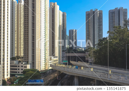 Dec 27 2025 Lam Tin Residential and Urban Area in Hong Kong 135141875