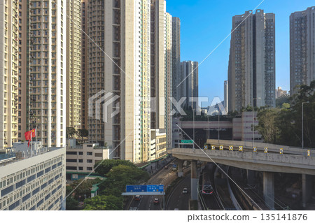Dec 27 2025 Lam Tin Residential and Urban Area in Hong Kong 135141876