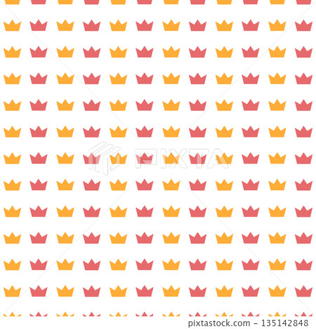 Red-orange crown background material Red-orange crown background material 135142848