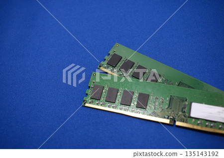 Memory installed in a computer Memory installed in a computer 135143192