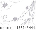 也可用於製作畫框的花葉材料 135143444
